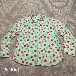 Disney Parks Toy Story Lotso Strawberry Print Shirt Unisex XL